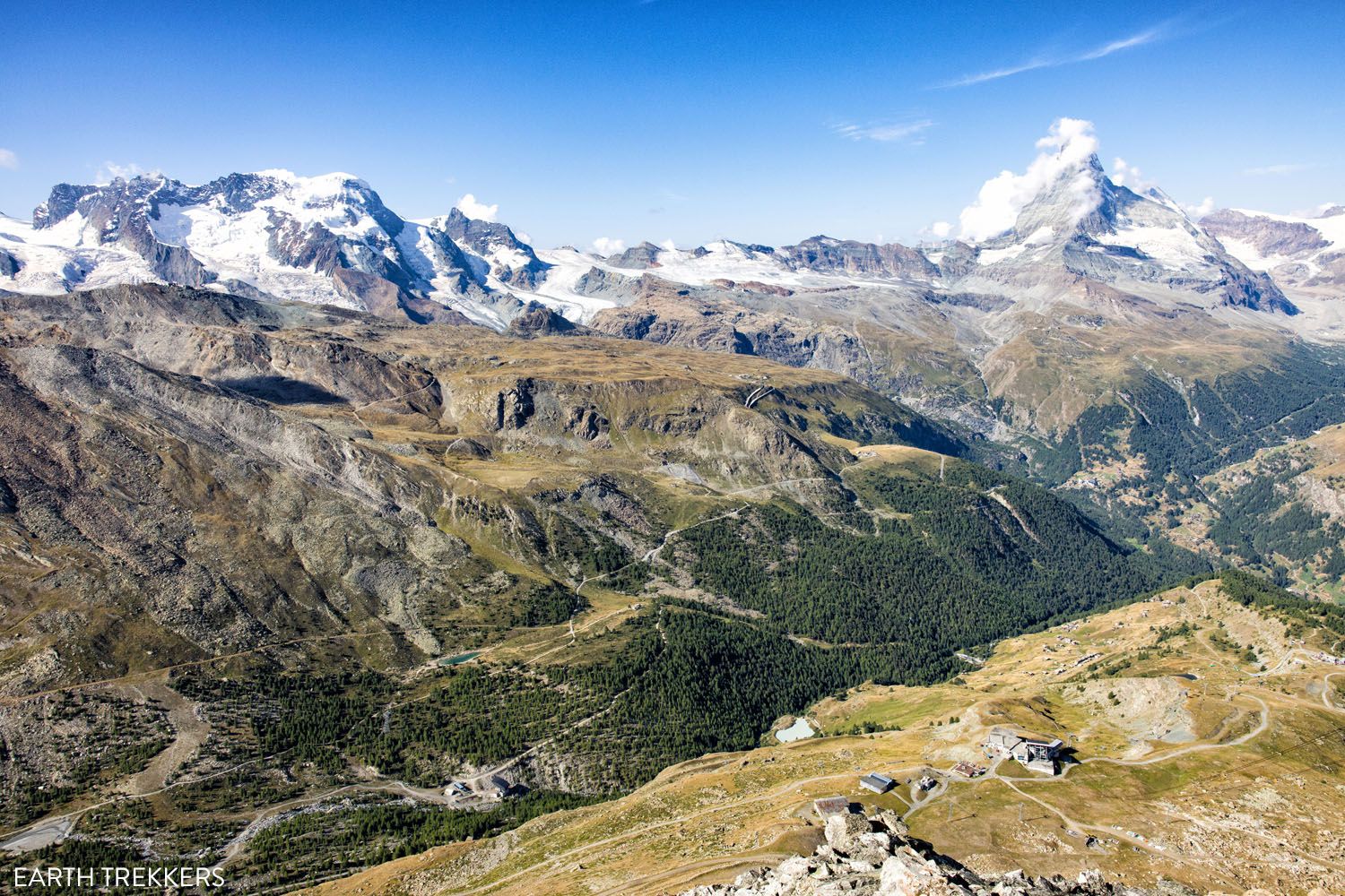 View from Rothorn Zermatt