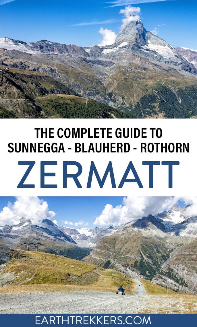 Zermatt Sunnegga Blauherd Rothorn Switzerland