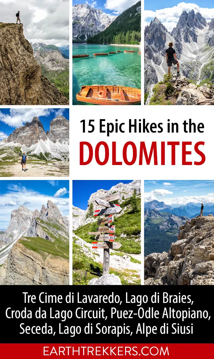 Best Dolomites Hikes Italy