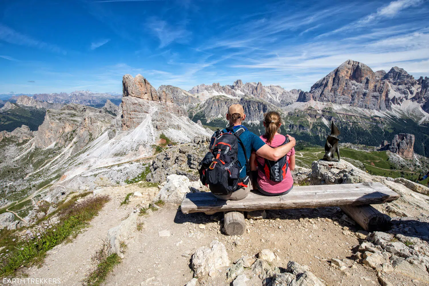 Dolomites Hikes, the view from Rifugio Nuvolau