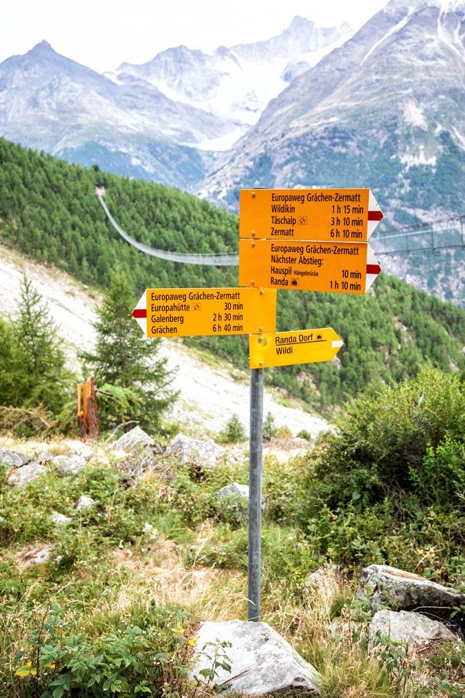 Europaweg Trail Sign
