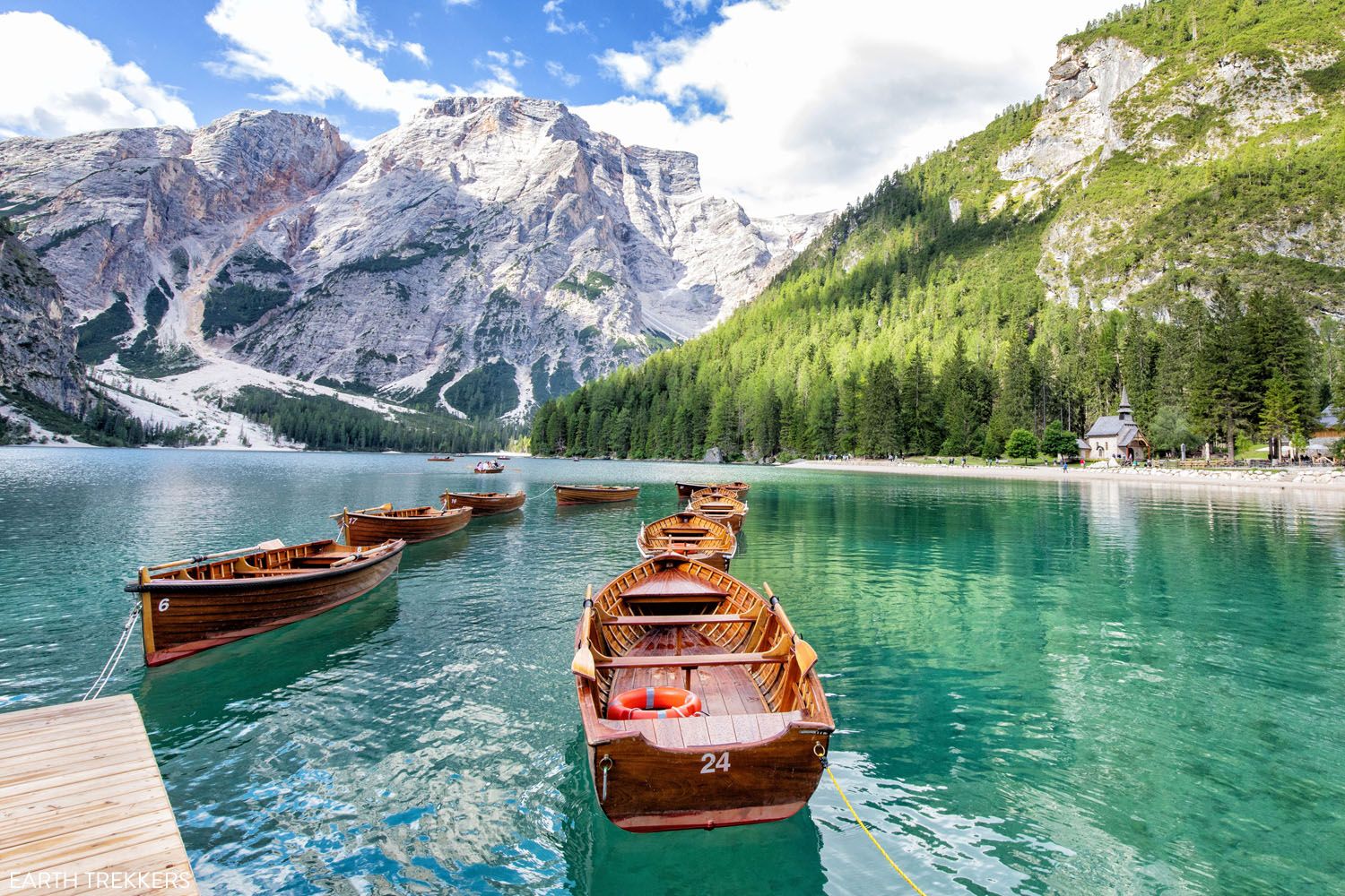 Lago di Braies Rowboats | Best Things to Do in the Dolomites