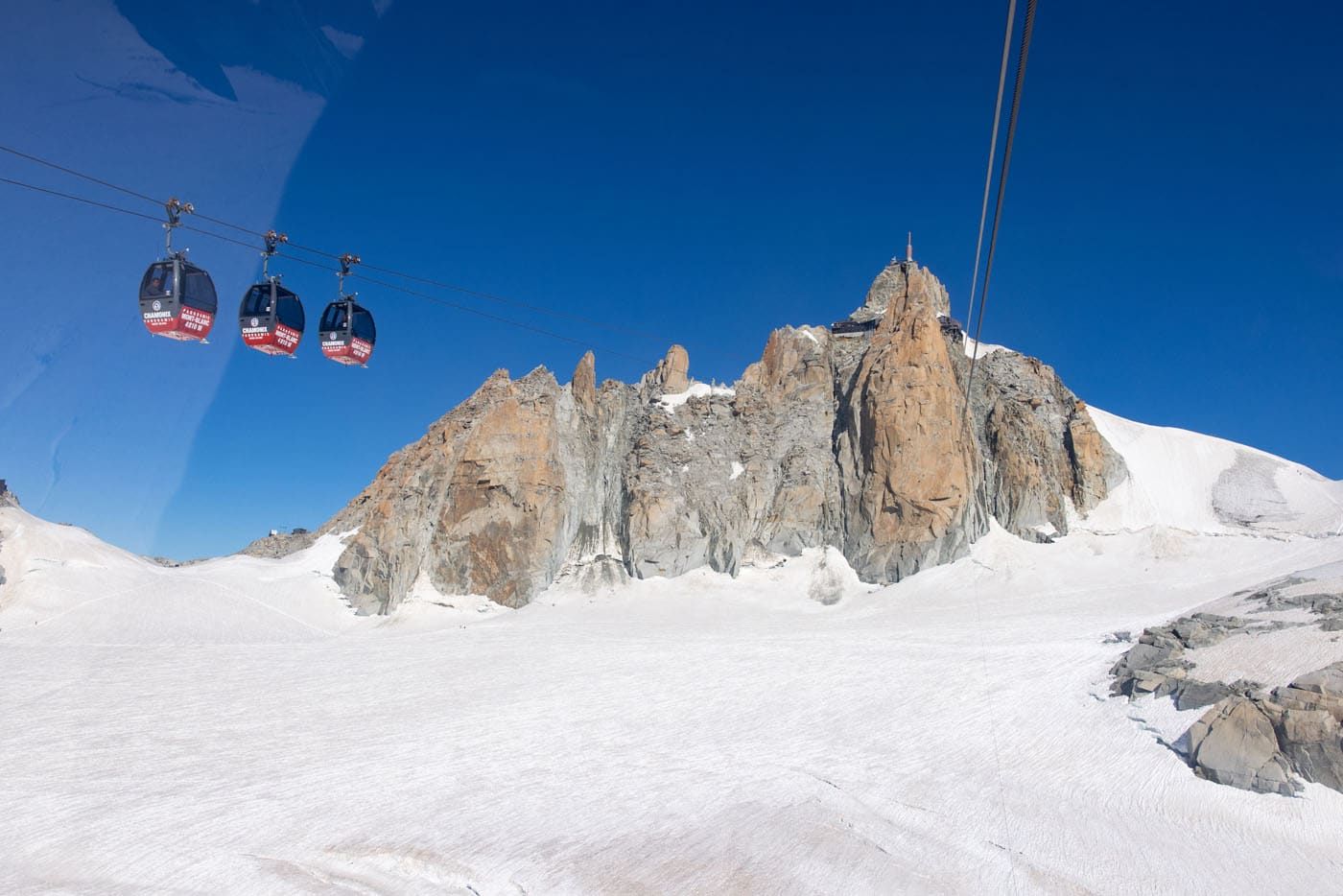 Panoramic Mont Blanc Cable Cars Photo