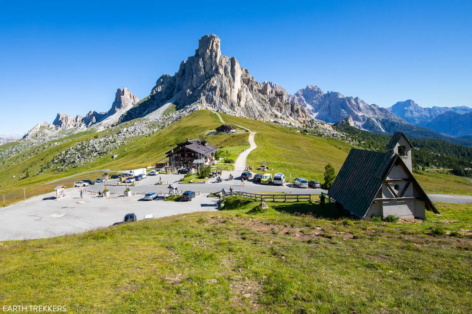Passo Giau, one of the best places to visit in the Dolomites