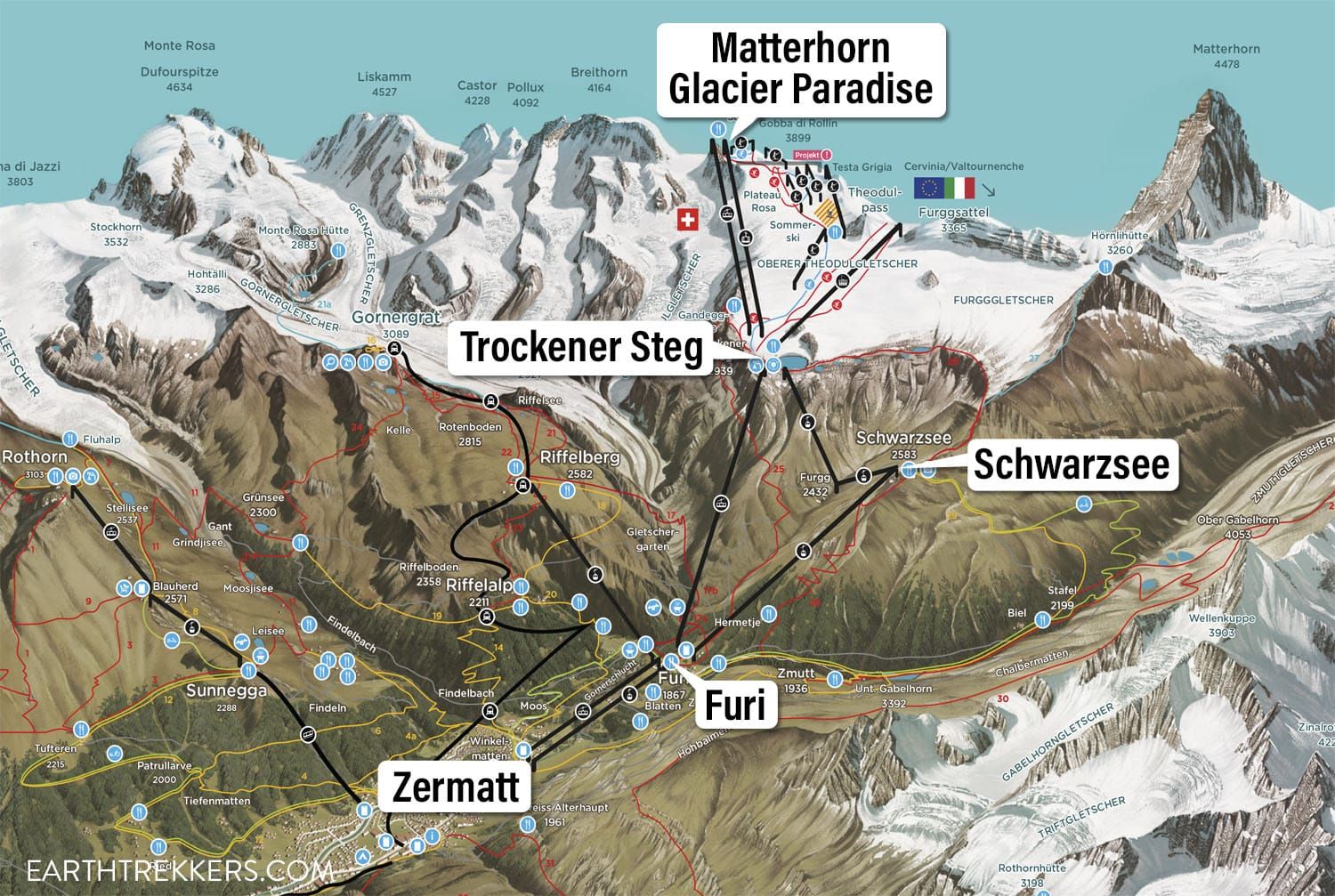 Zermatt Map