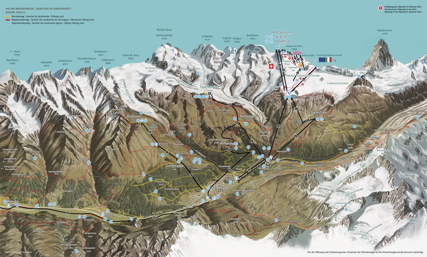 Zermatt Map