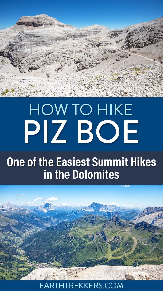 Piz Boe Hike Dolomites Italy