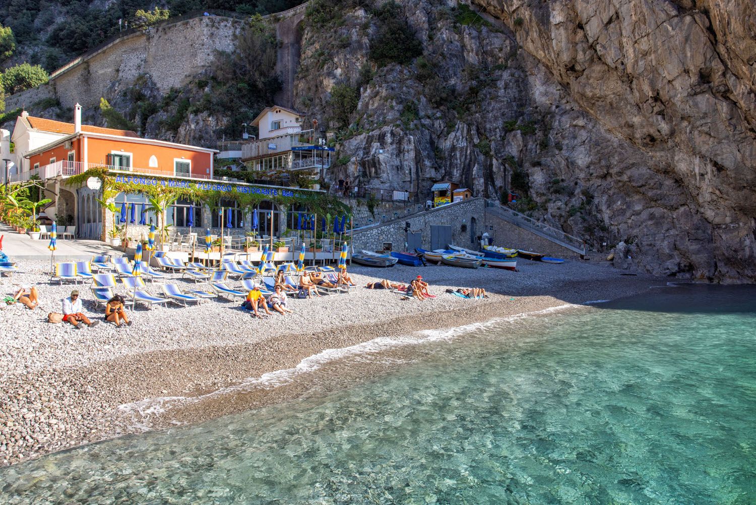 Praiano Beach | Best Towns on the Amalfi Coast