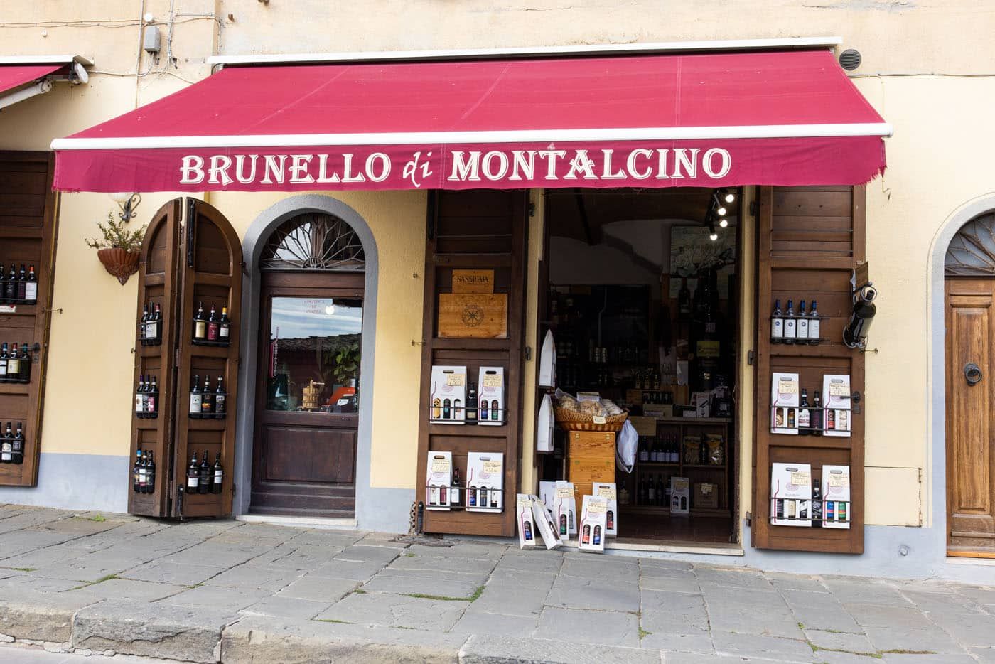 Brunello di Montalcino Shop | Best things to do in Montalcino