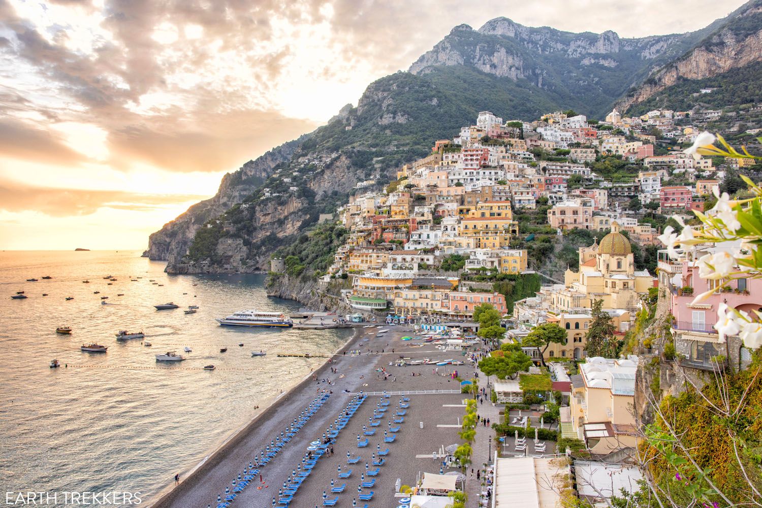 Positano Sunset | Where to Stay on the Amalfi Coast