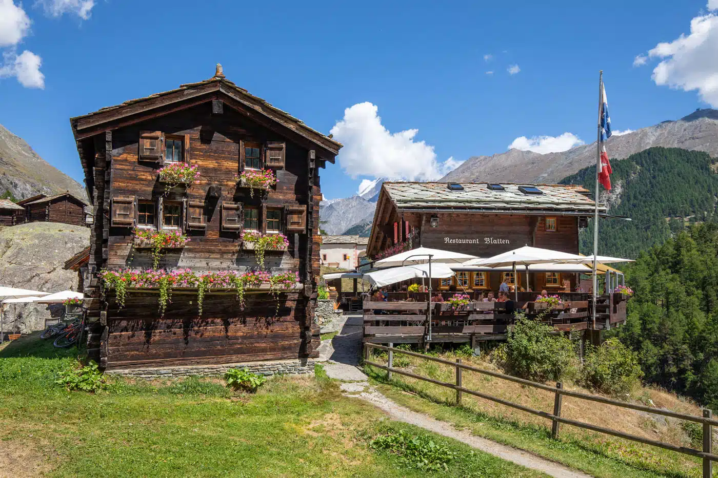 Restaurant Blatten | Best Hikes in Zermatt