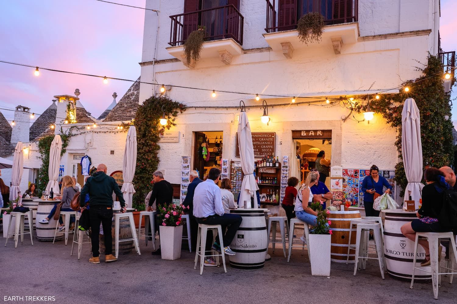 Restaurants in Alberobello
