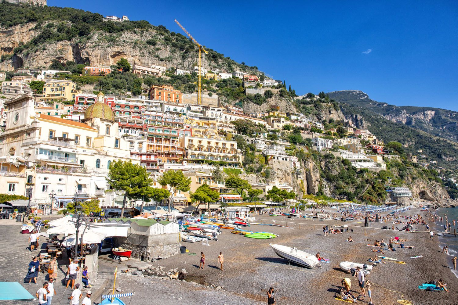 Spiaggia Grande Positano | Where to Stay on the Amalfi Coast