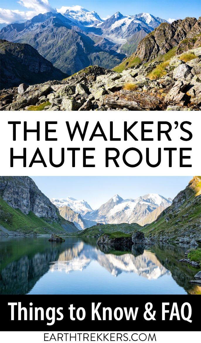 Walkers Haute Route France Switzerland