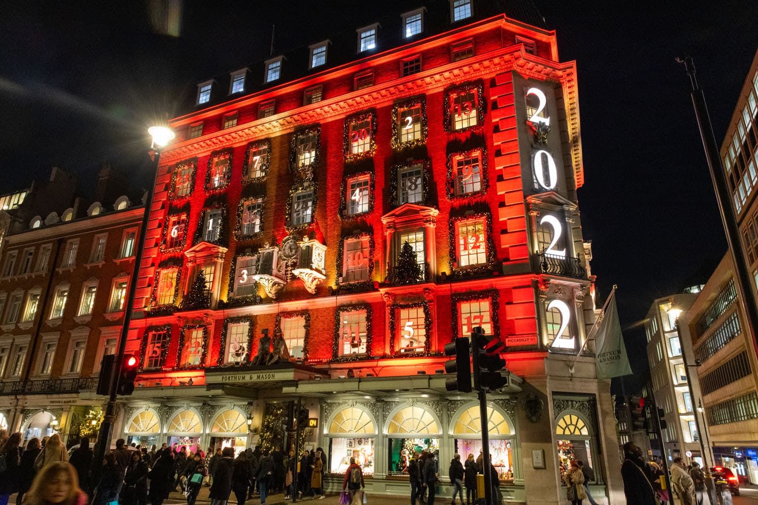 FORTNUM & MASON PICCADILLY Christmas Windows And Food 2022 