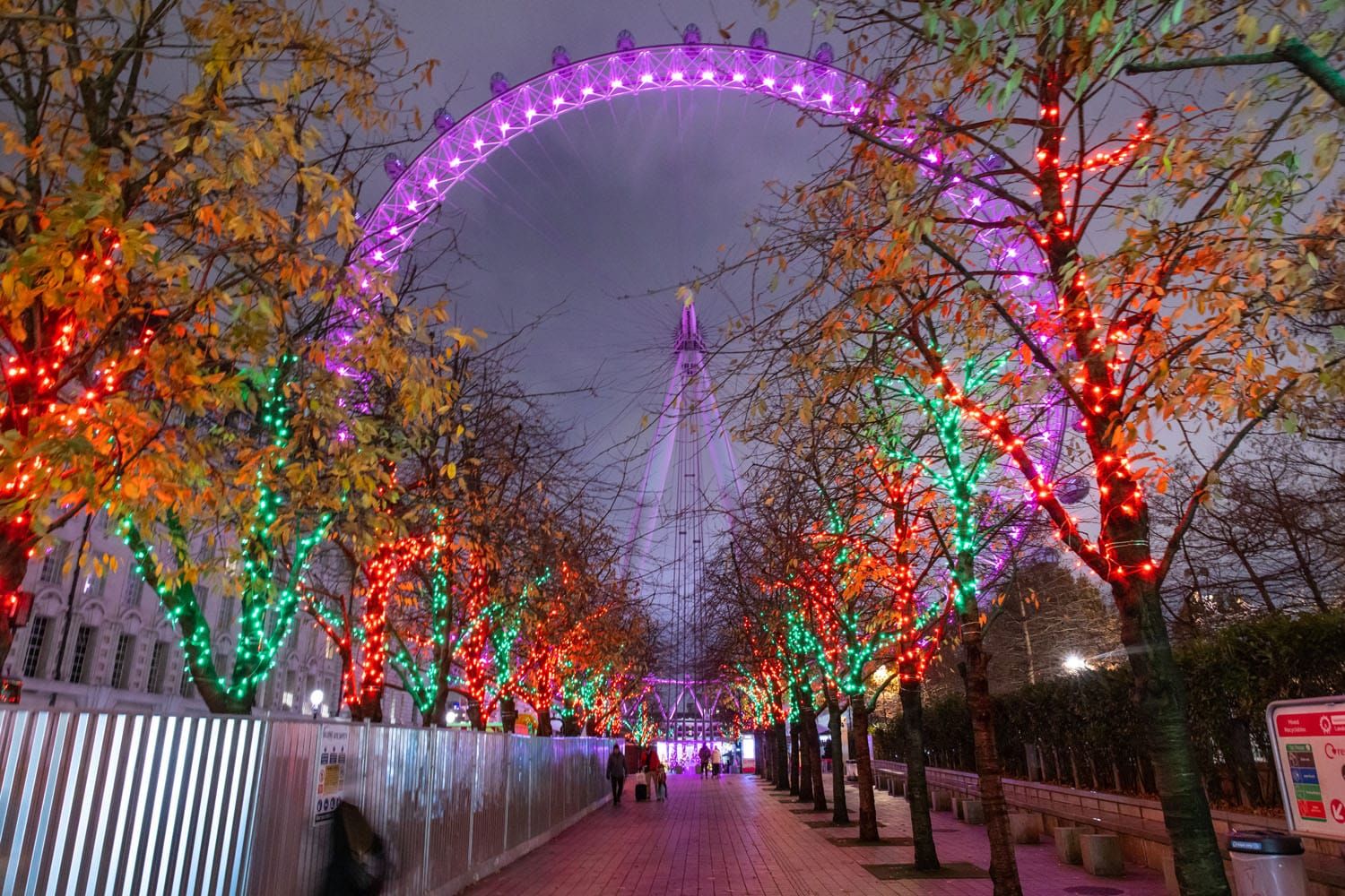 London Eye Christmas Lights