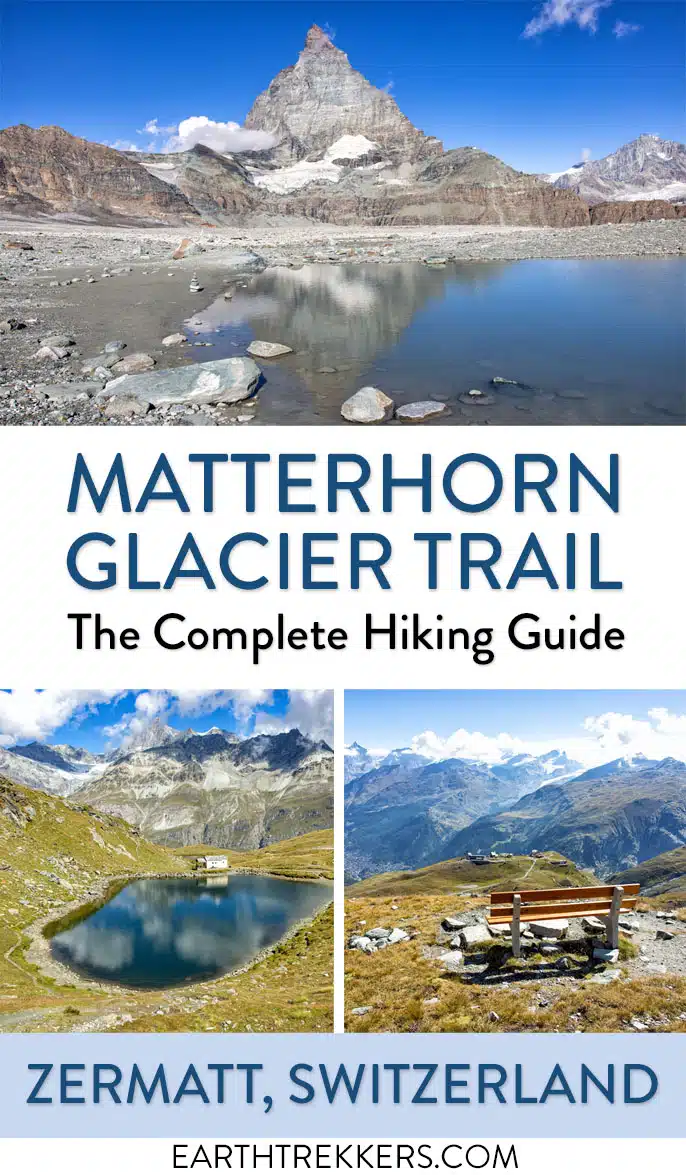 How to hike the Matterhorn Glacier Trail in Zermatt, Switzerland. Includes map, hiking stats, elevation profile, and more.