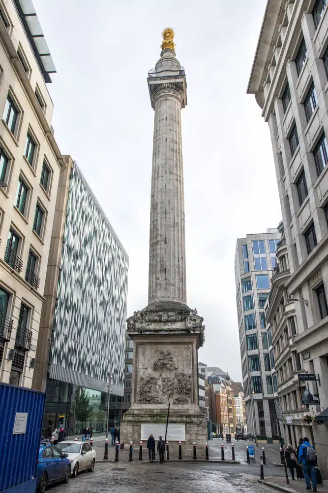 Monument Great Fire London | Best Things to Do in London