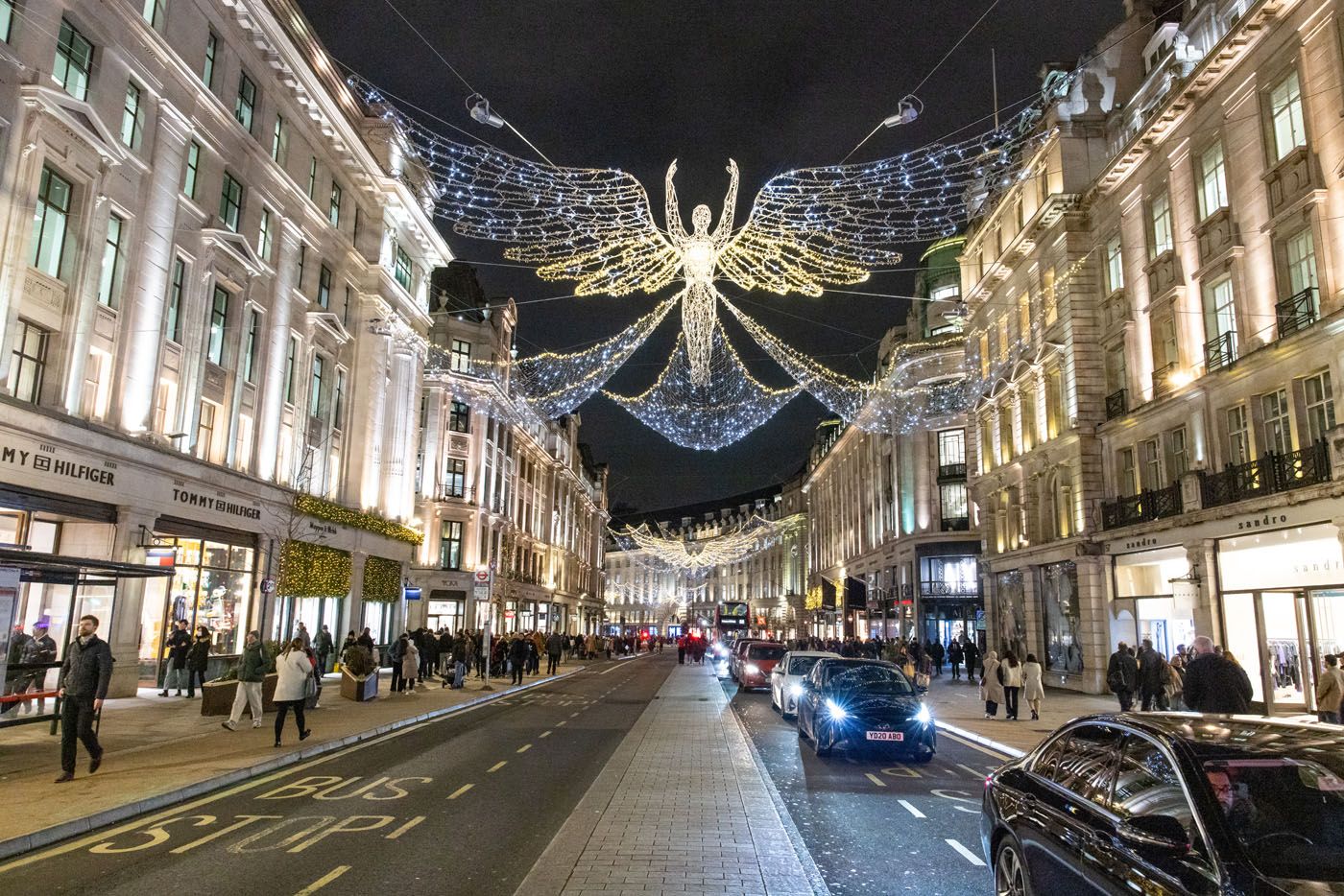 Regent Street Christmas Lights Photo | London Christmas Itinerary