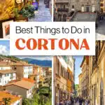 Best things to do in Cortona, Tuscany, Italy. It can be added on to a visit with Montepulciano, Pienza, Arezzo, or Assisi.