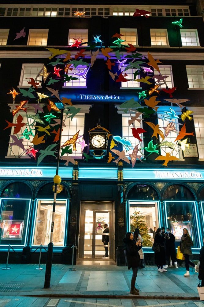 Tiffany London Christmas Lights