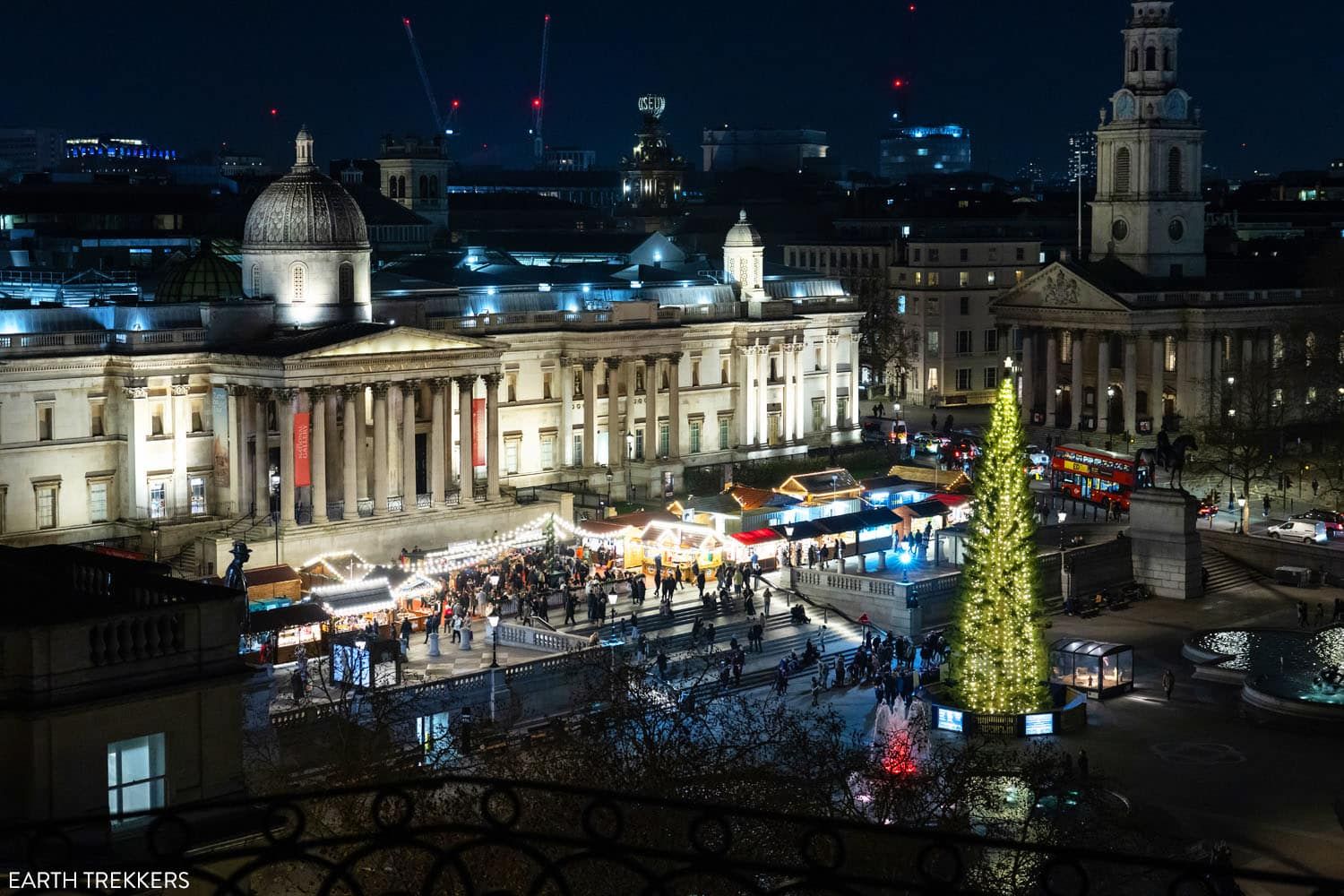 Trafalgar Square Christmas Lights