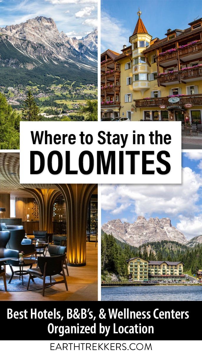 Where to Stay in Dolomites Italy