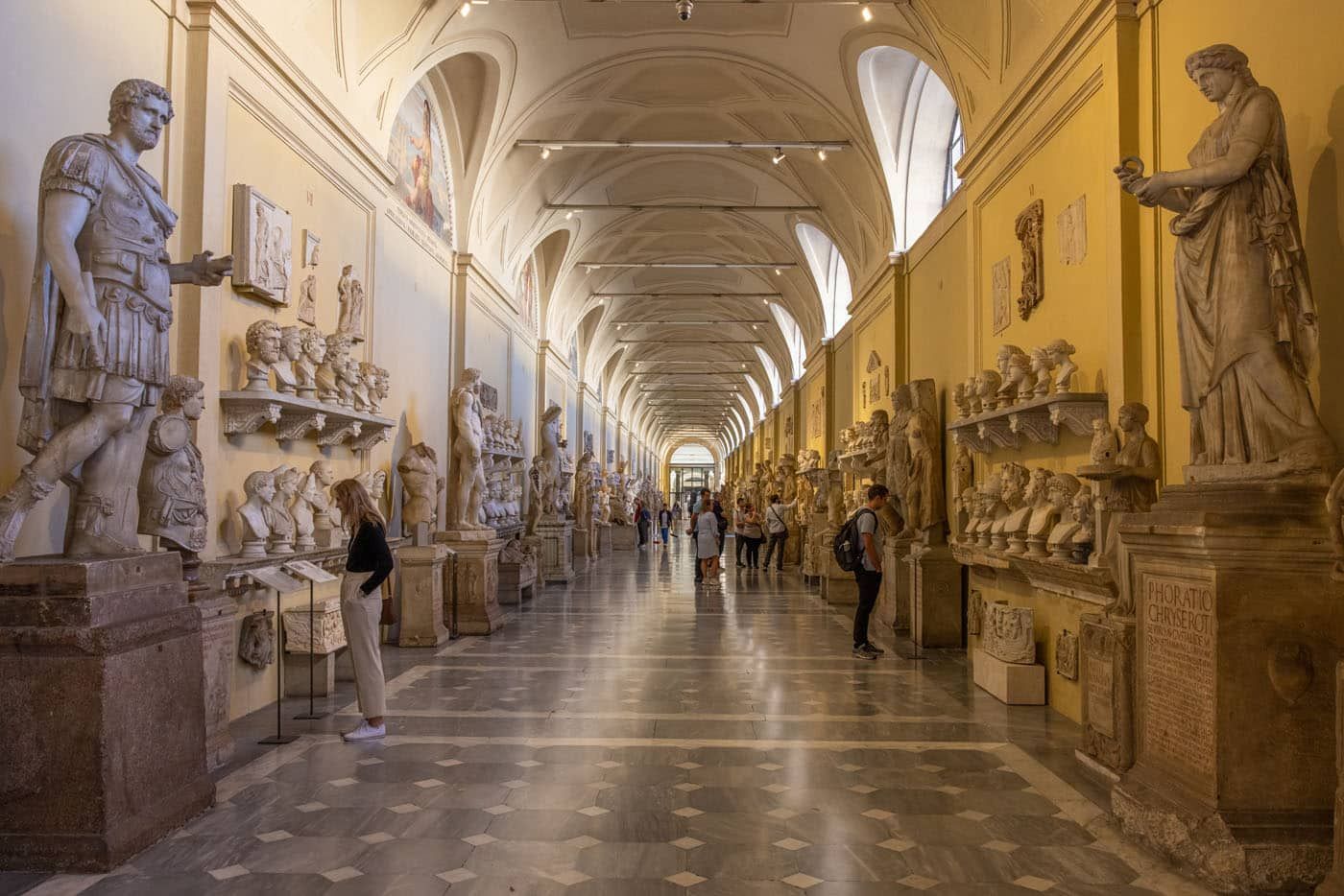 Hall of Statues | How to visit the Vatican Museums and St. Peter's Basilica