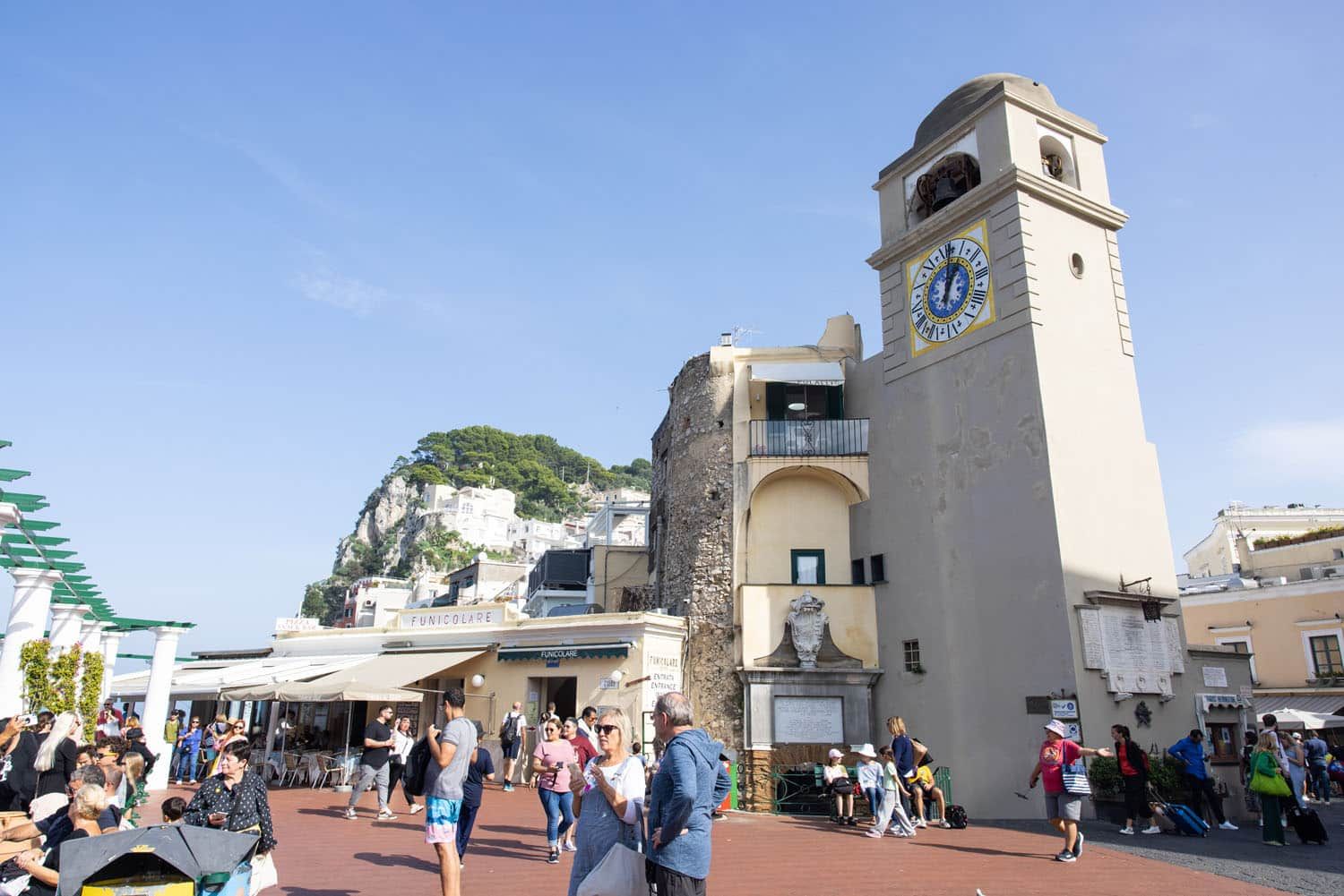 Piazza Umberto I Capri | One Day in Capri Itinerary