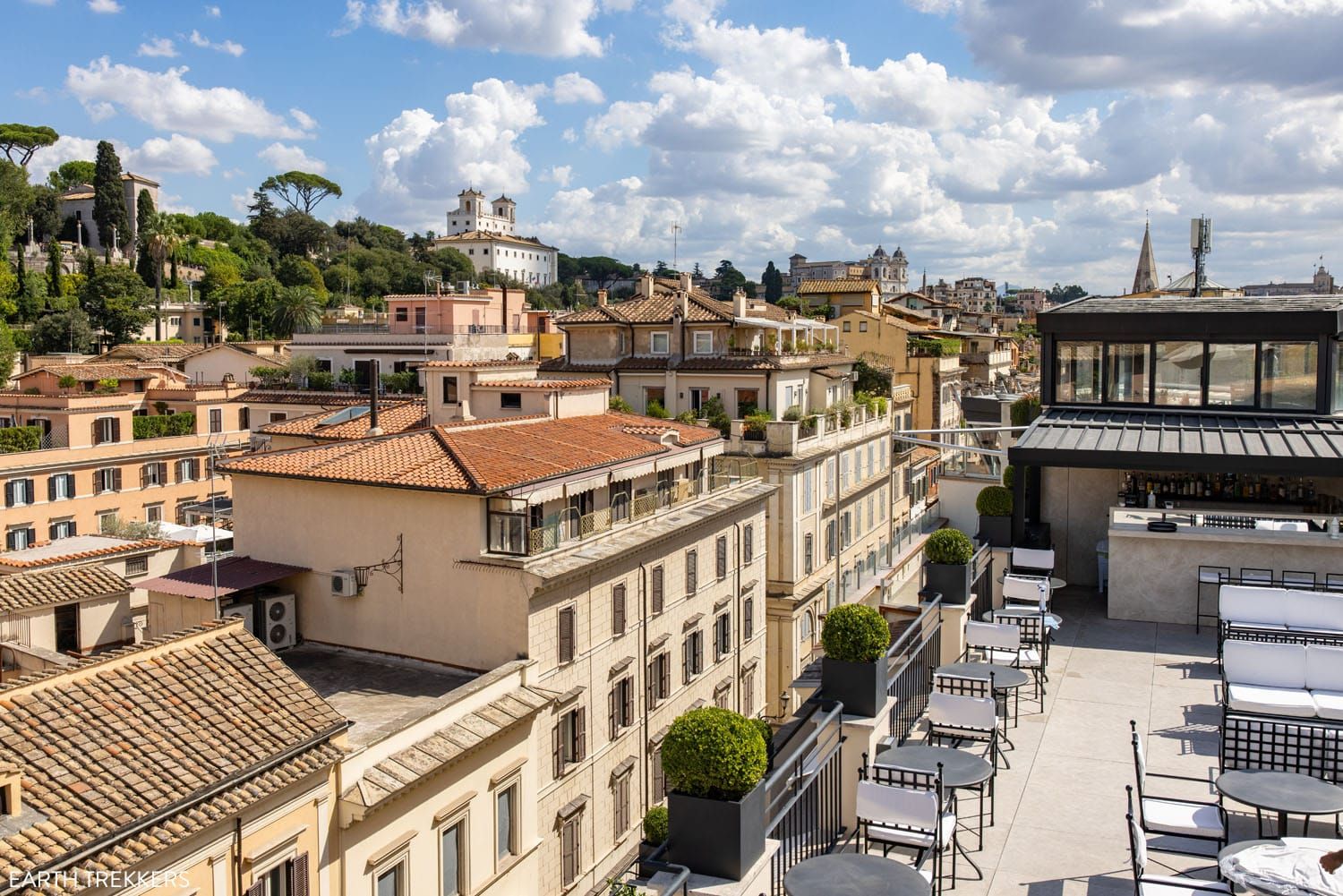 Rome Rooftop Bar Terrazza Nainer | Best Rooftop Bars in Rome