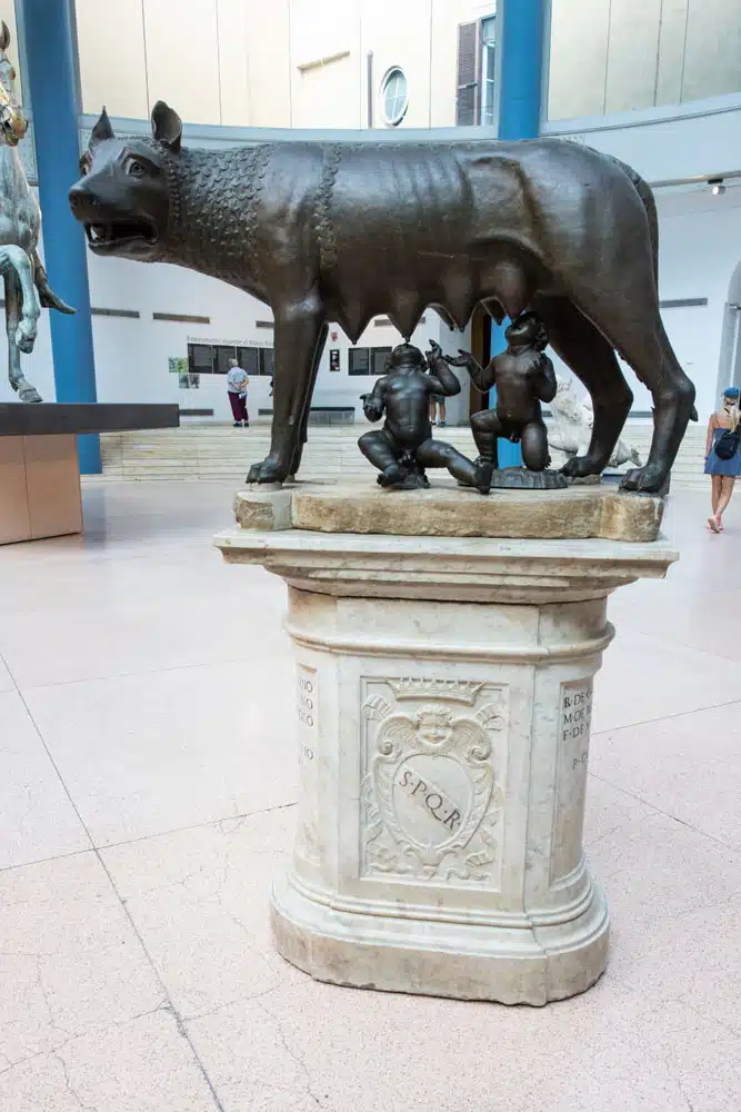 She Wolf Romulus and Remus