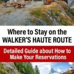 Walkers Haute Route Where to Stay