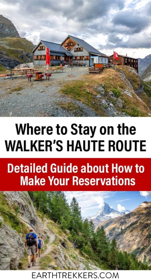 How To Book Your Walker’s Haute Route Accommodations – Earth Trekkers