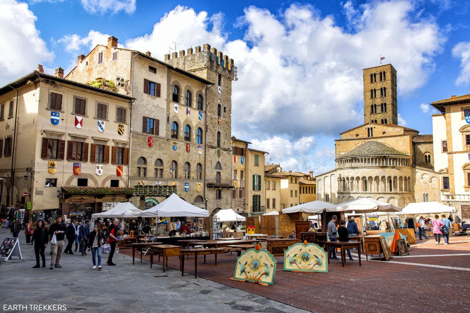 Arezzo Piazza Grande | Best Day Trips from Florence