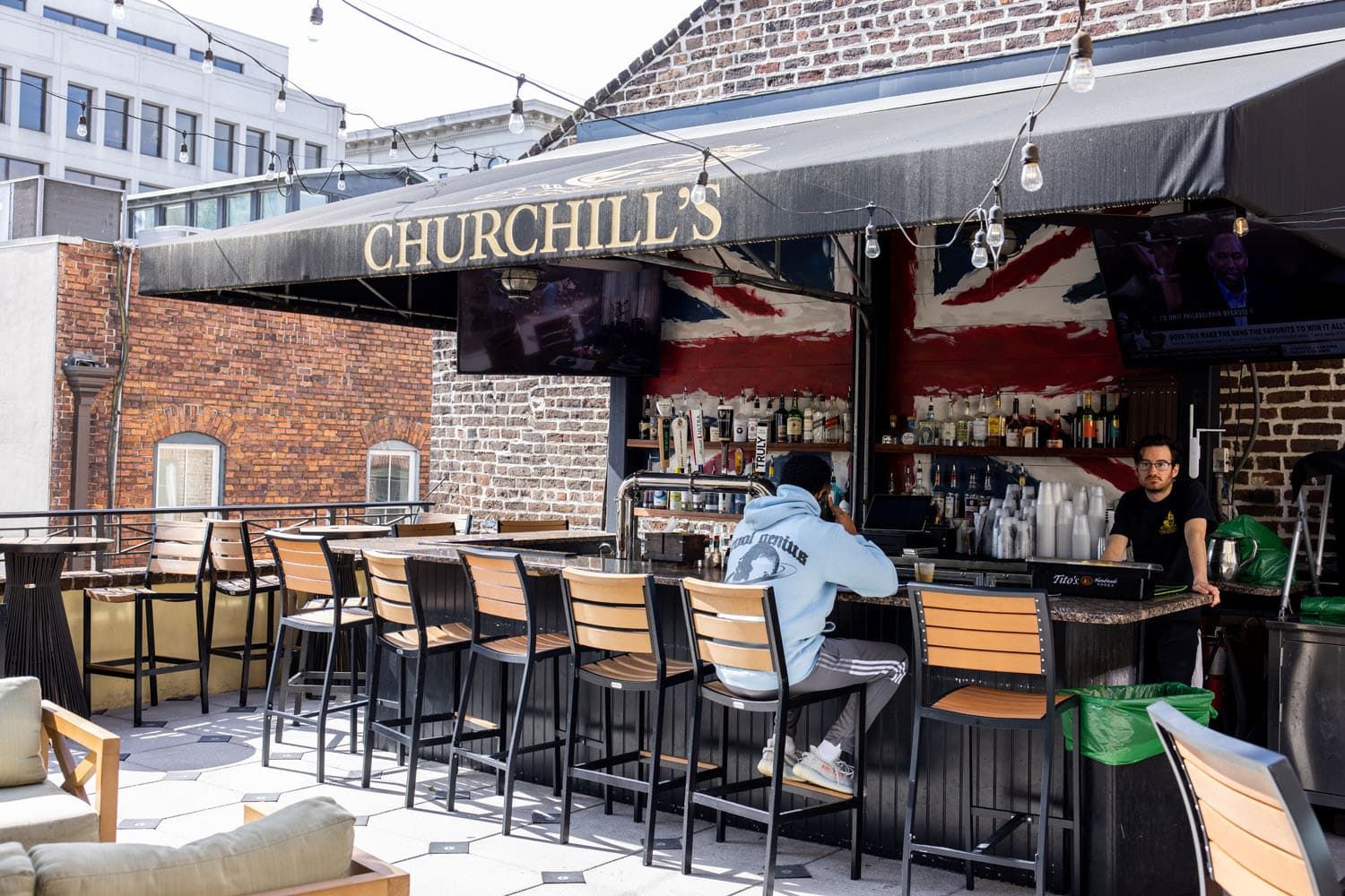 Churchills Rooftop Bar Savannah