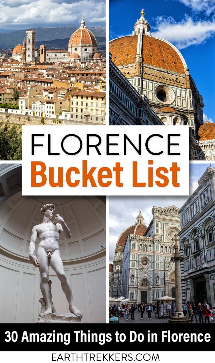 Florence Bucket List