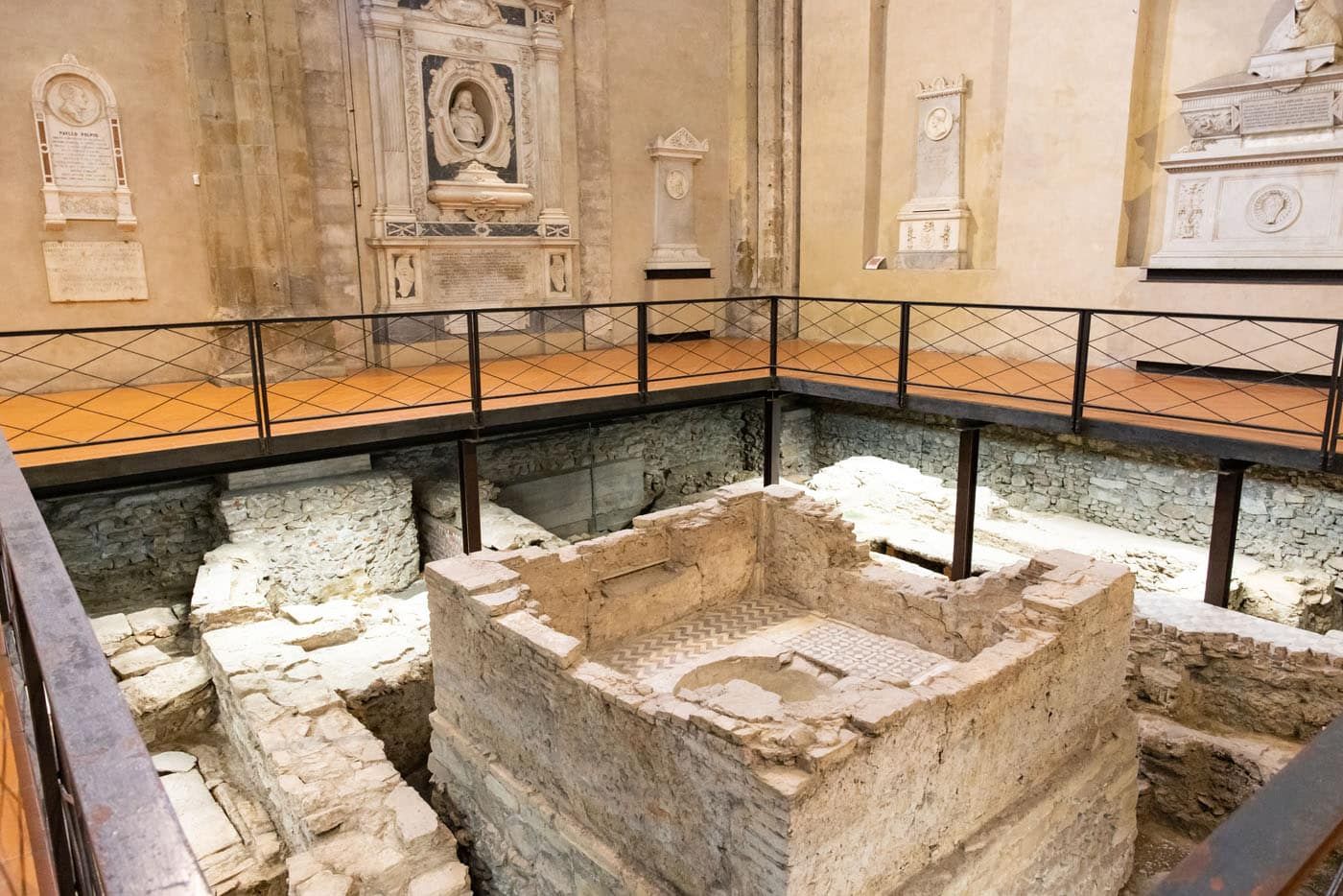Lucca Archaeological Excavation | Pisa and Lucca day trip from Florence