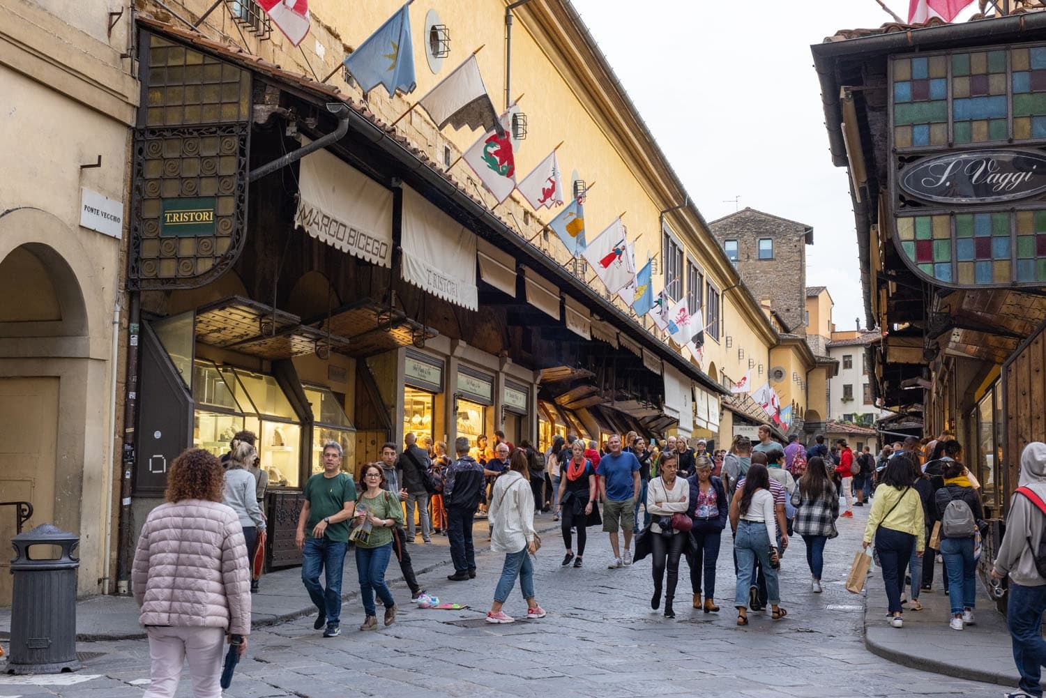 Ponte Vecchio Shops | One Day in Florence
