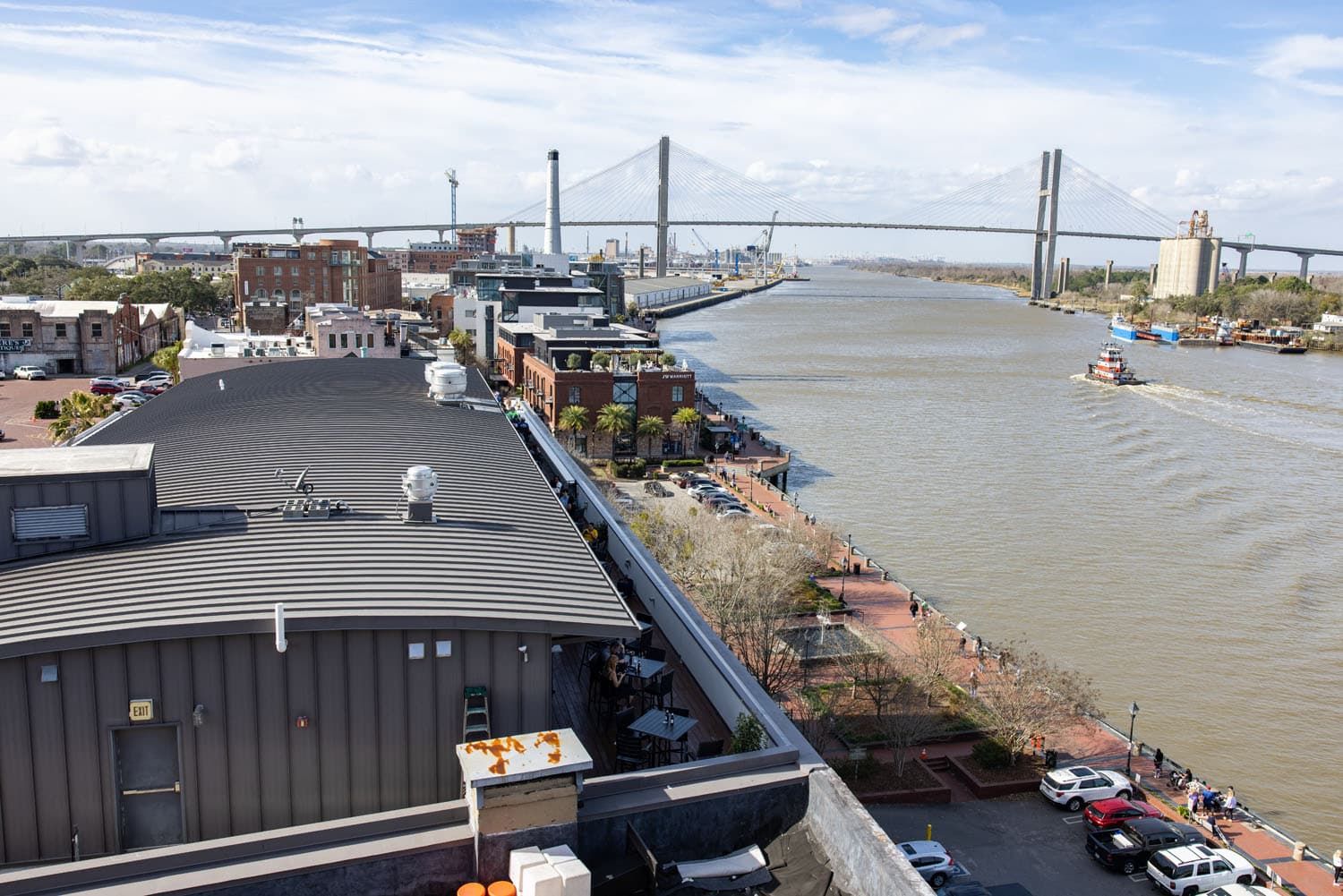 Rocks on the Roof View | Best rooftop bars in Savannah