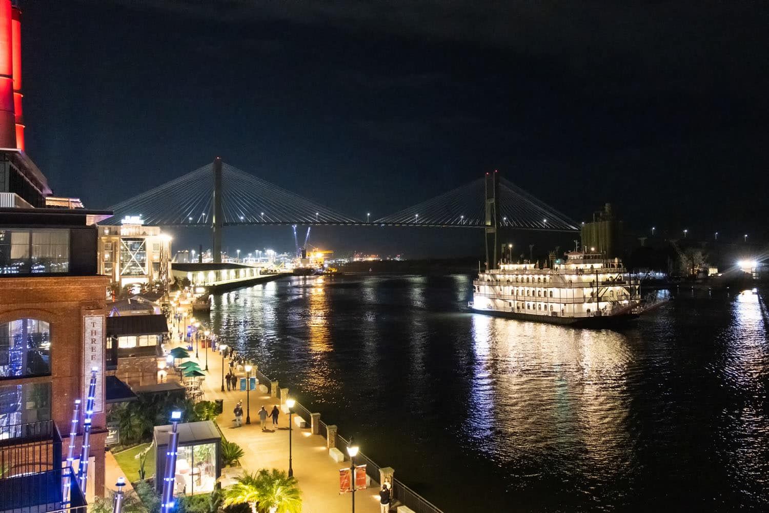Savannah at Night | Best rooftop bars in Savannah