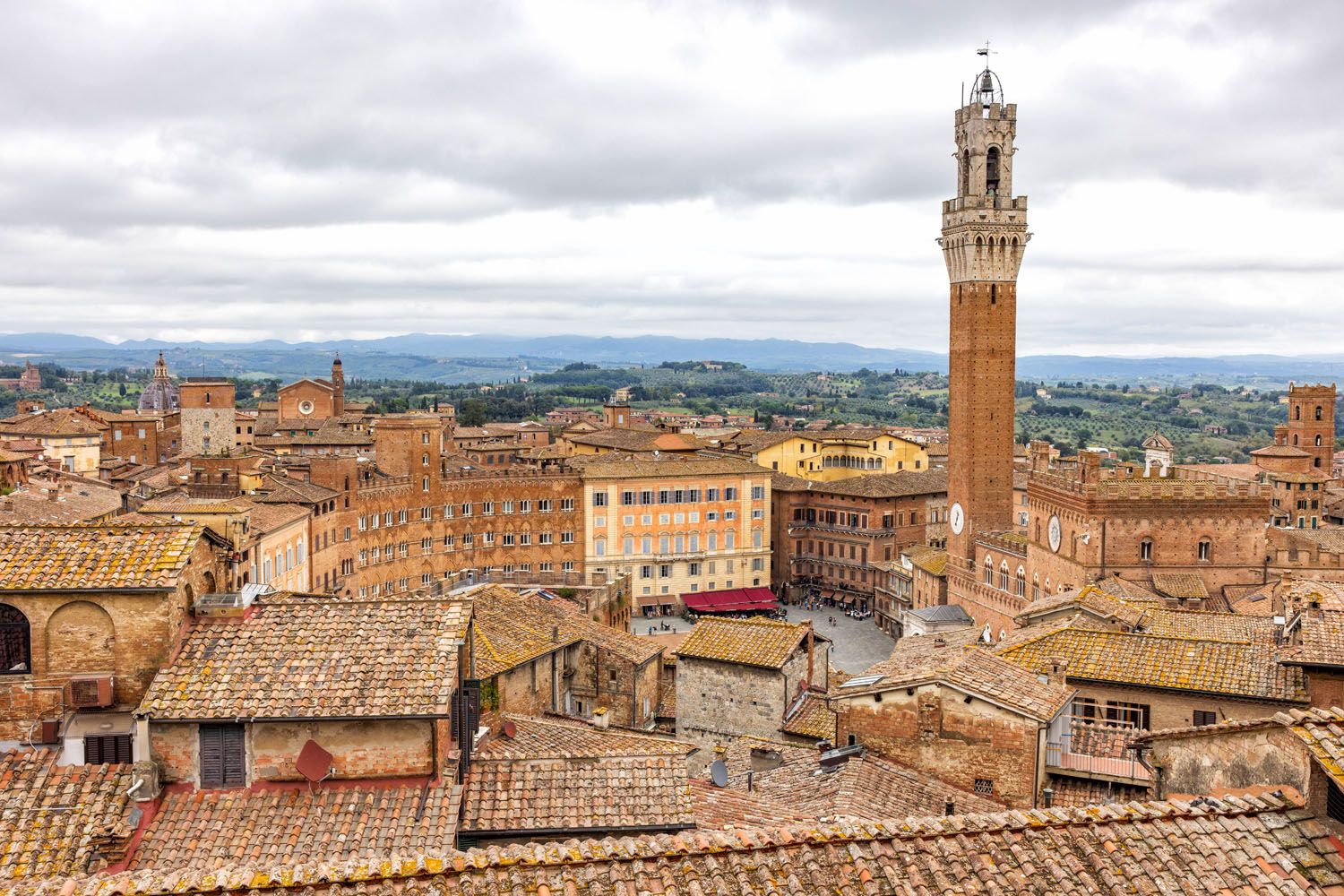 Siena Italy from Facciatone | How to visit the Siena Cathedral