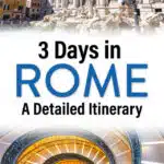3 Days in Rome Italy Itinerary