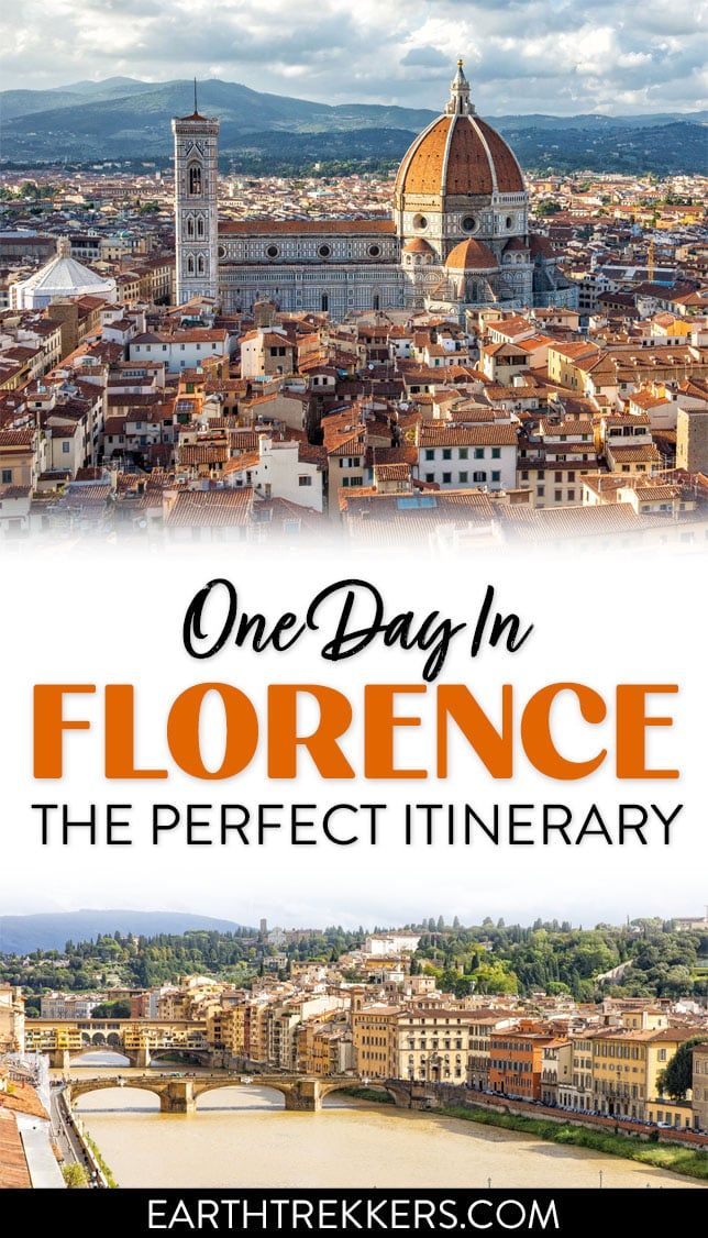 One Day Florence Itinerary Italy