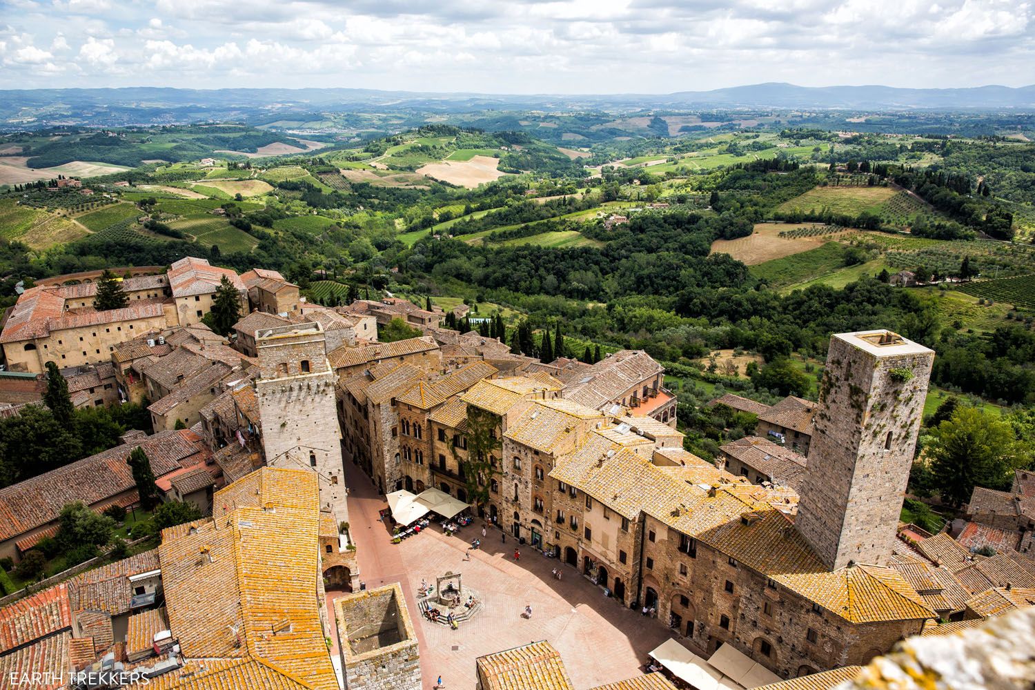 Overlooking San Gimignano