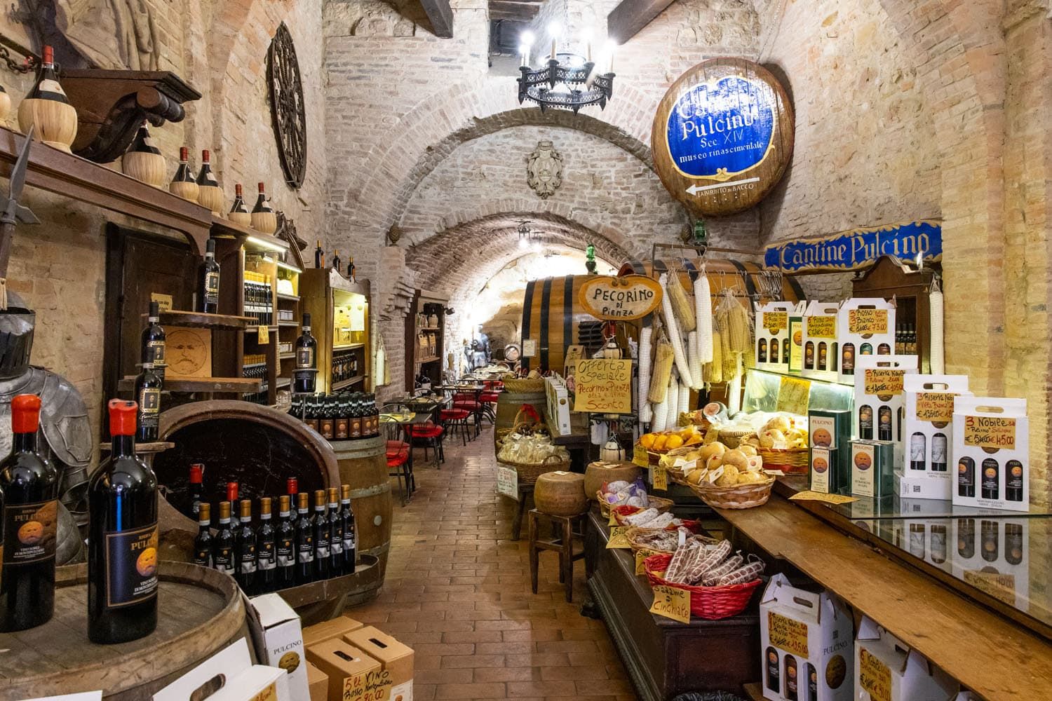 Wine Shop in Montepulciano