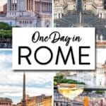 One Day in Rome Italy Itinerary