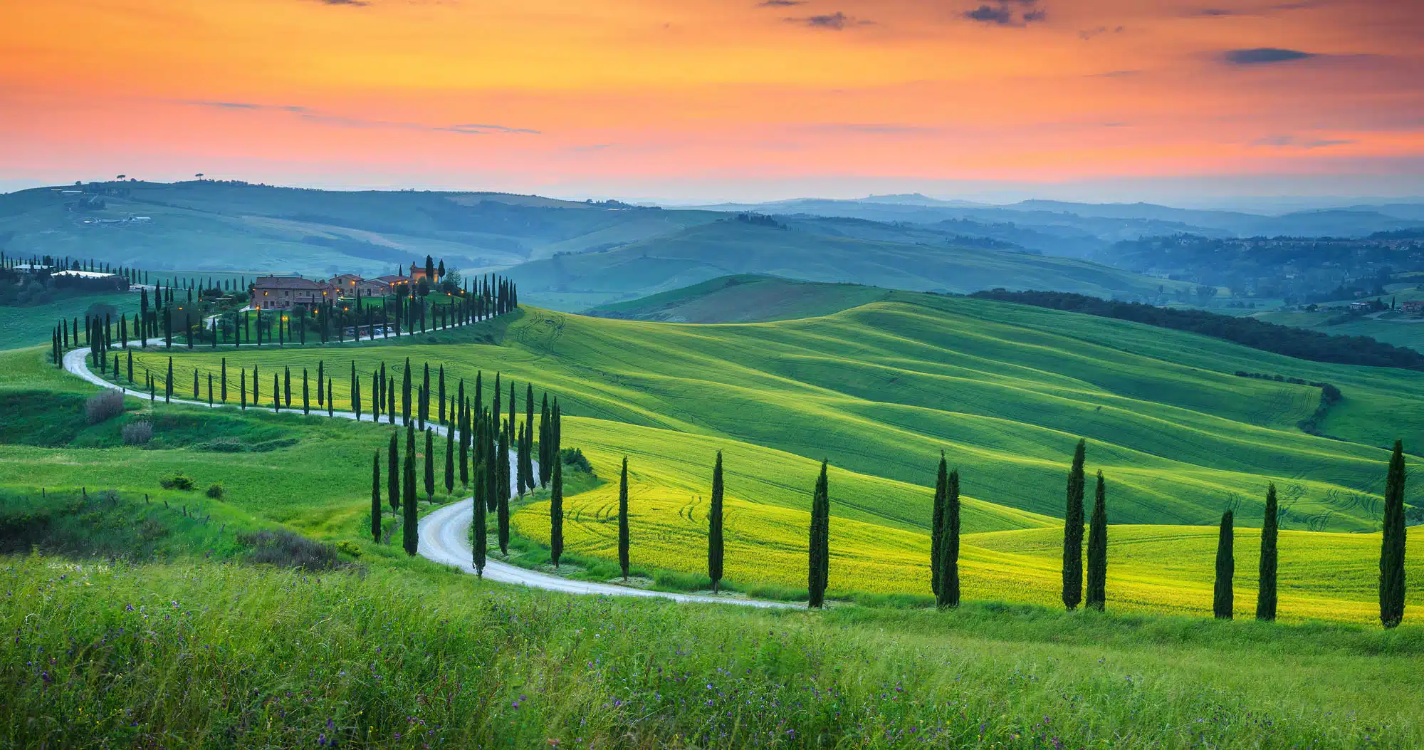 Tuscany Sunset Italy