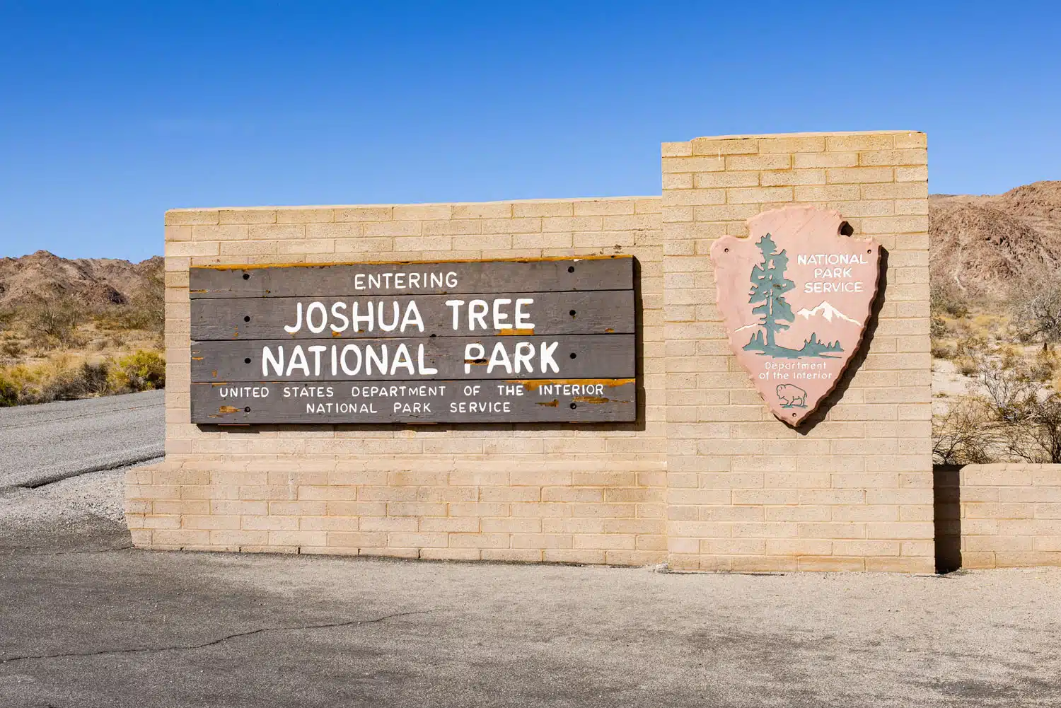 Joshua Tree National Park Sign