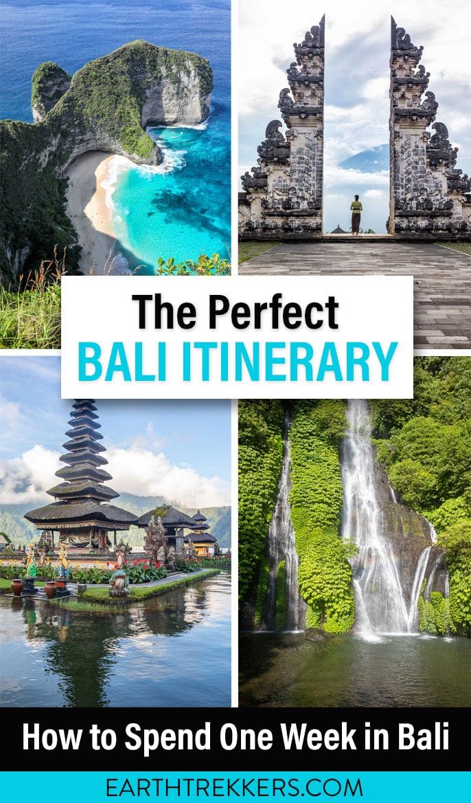 One Week Bali Itinerary Indonesia