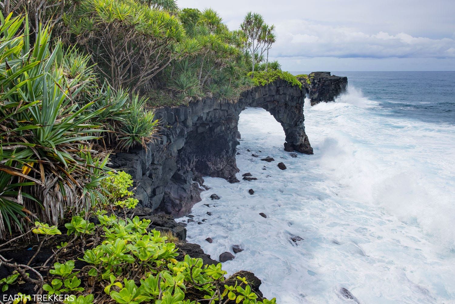 Lava Field Coastal Walkway Arch | Best Things to Do in Samoa